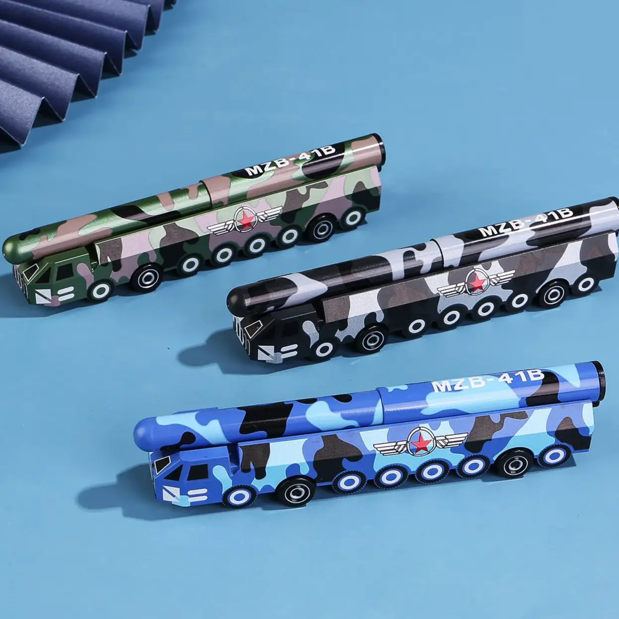 Kreatywny długopis żelowy Dongfeng 41 Intercontinental Missile Design, neutralny, czarny, zabawka dla dzieci, model symulacyjny, długopisy do podpisywania. — zdjęcie produktu 2