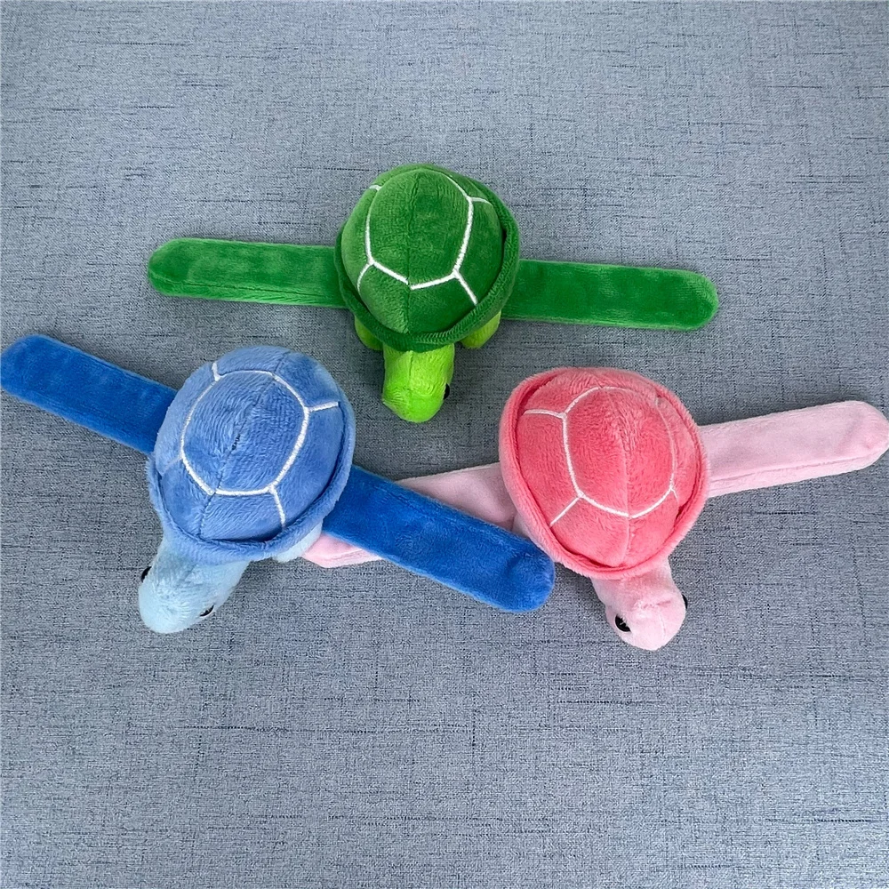 11CM/4.33INCHES Little Cute Tortoise Plush Stuffed Animal Toy , Tortoise Plush Doll For Wrist Slap BAND Bracelet Decoration