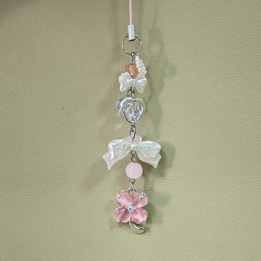 الحلو Y2K الهاتف Charms قلادة لطيف محظوظ ليف المفاتيح حالات ل Airpods سماعات iP 16 CCD كاميرا Ins كوريا اليدوية DIY بها بنفسك