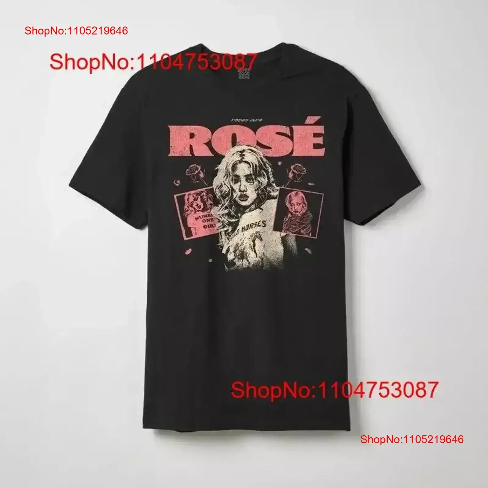 Rosé T Shirt Rose Rosie vintage Washed Top For Everyday Wear Versatile Stylish Stretched designer clothes graphic vintage