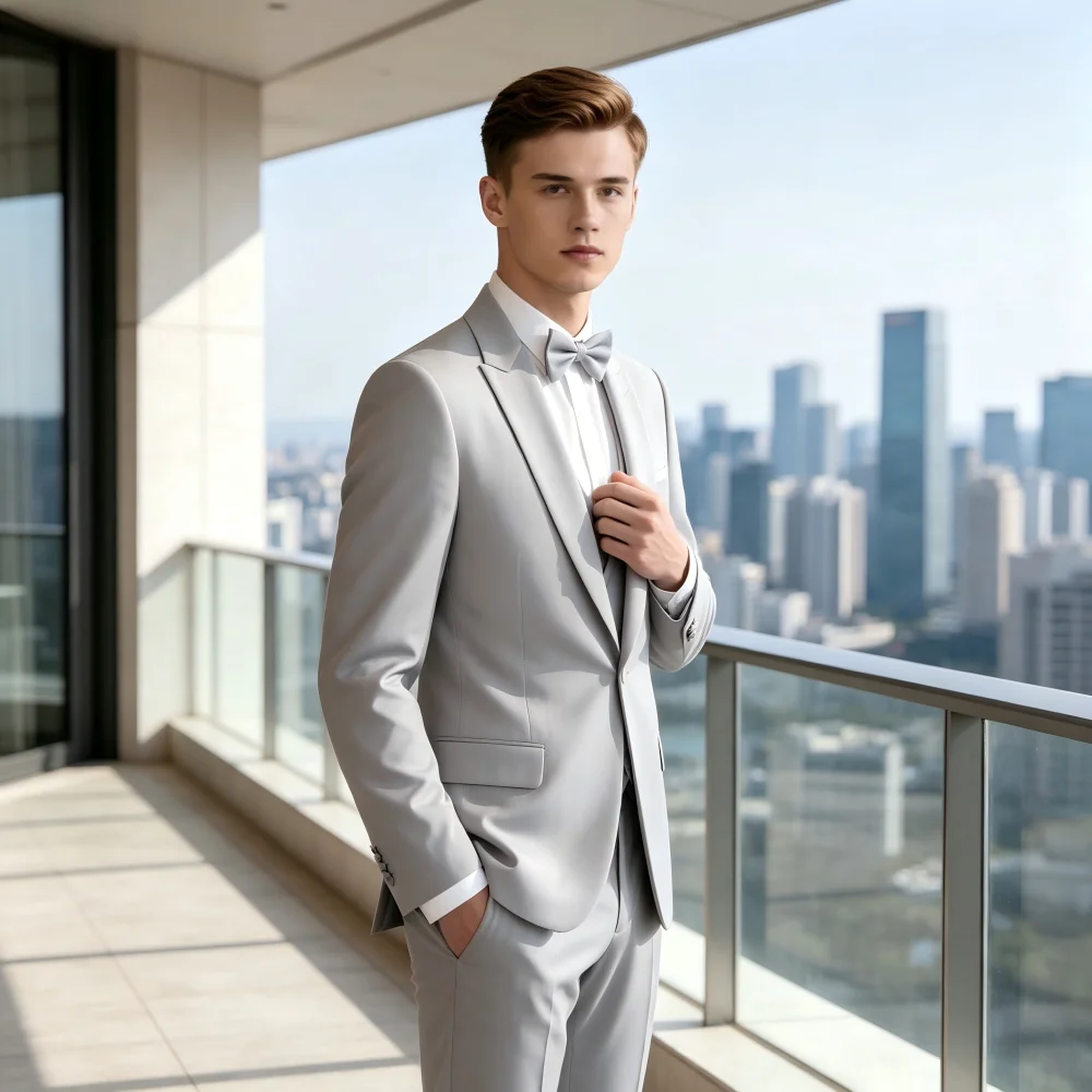 

Мужской костюм-тройка больших размеров: высококачественный пиджак для свадьбы, торжественных мероприятий и бизнеса — брюки в комплекте