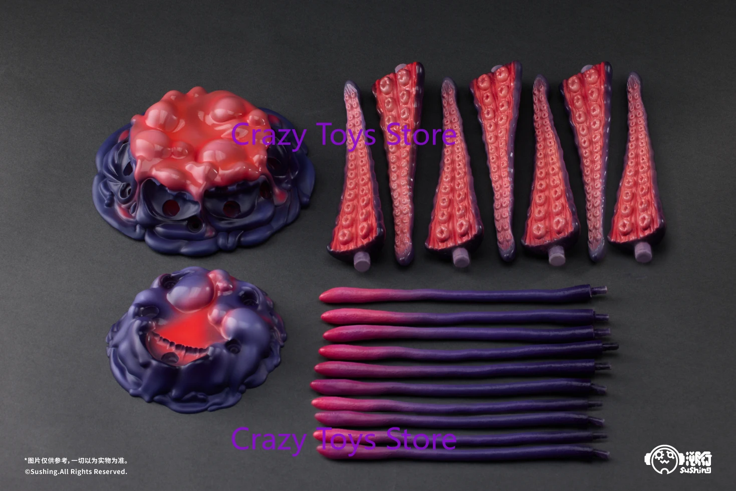 متوفر في المخزون إصدار Sushing UBC-404 للبالغين. مخالب الأخطبوط منصة متحركة سلسلة نموذج فئة مخلوق غير معروف