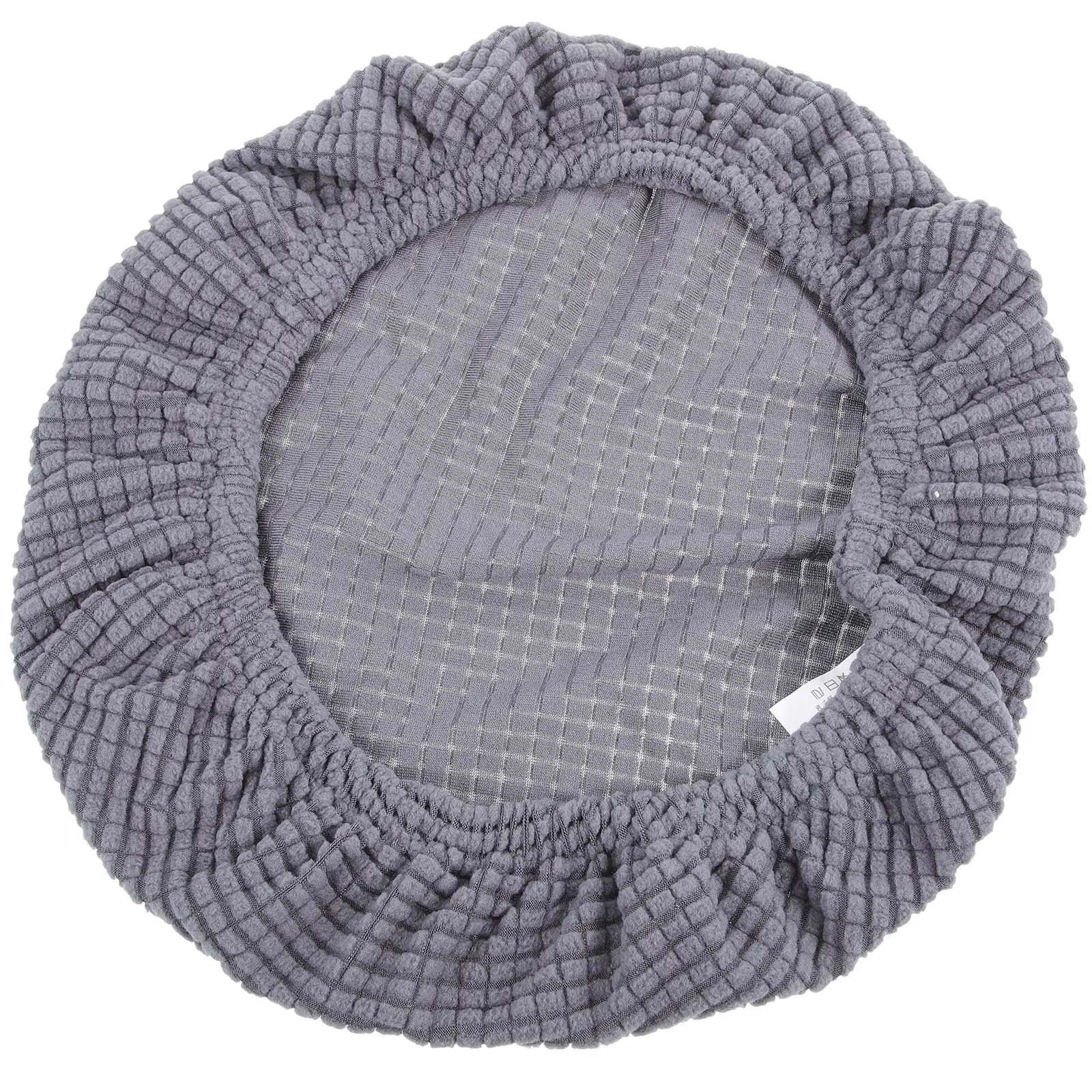 1Pcs Round Stool Cover Polyester Chair Protector Home Use Elastic Chair Seat Cover Dining Room Furniture Protector