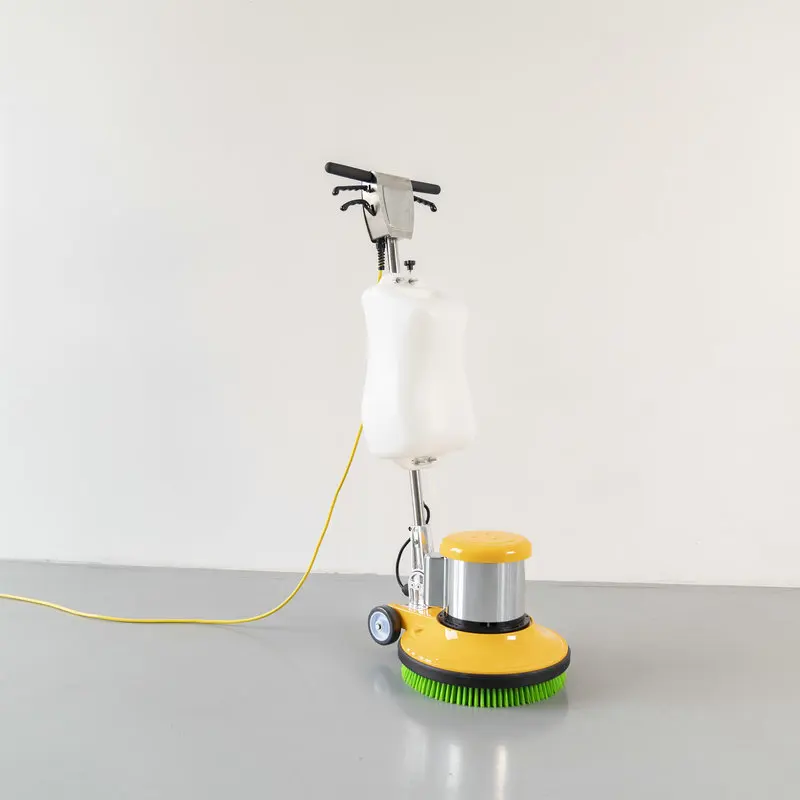 Push Behind Floor Scrubber Subway Station Floor Cleaning Machines Rotary Floor Scrubber