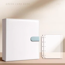 3X3 9Grid A4 Photocard Binder Large Wide Spine D Ring Photo Card Holder PU 3inch Photo Album Korean Idol Photo Collect Book