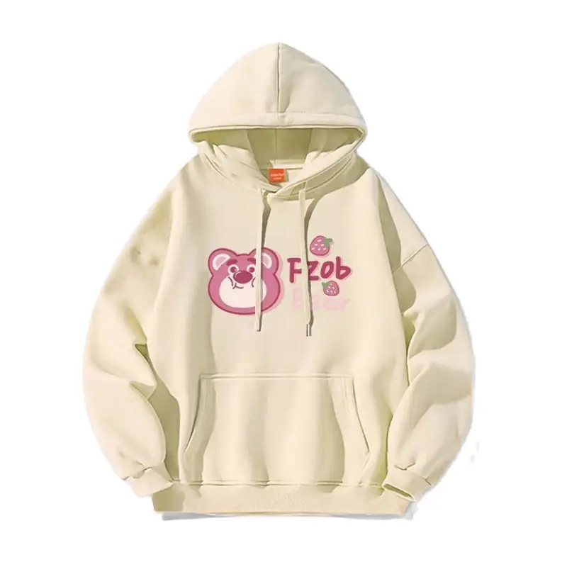 Tops Autumn winter Womens Clothing High Street Print Street Sweatshirt Hoodie Couple Hooded Sweater Women's Autumn Loose