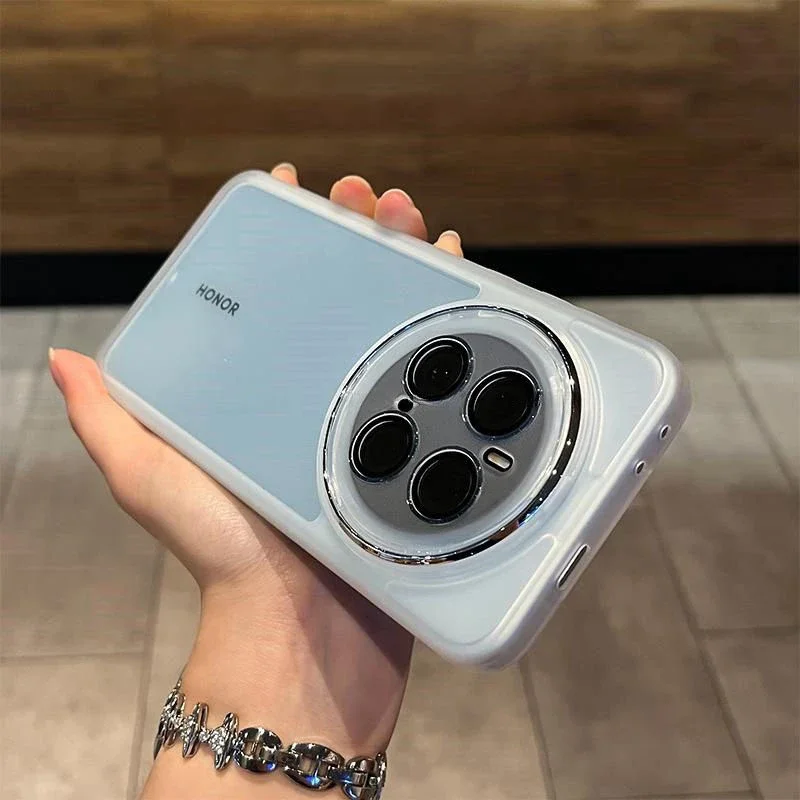Für Honor Magic 7 Pro 6 Lite Klare Linse Schutz Film Fall Für Magic 8 Pro 5, Candy Farbe Weiche Silikon stoßfest Telefon Abdeckung
