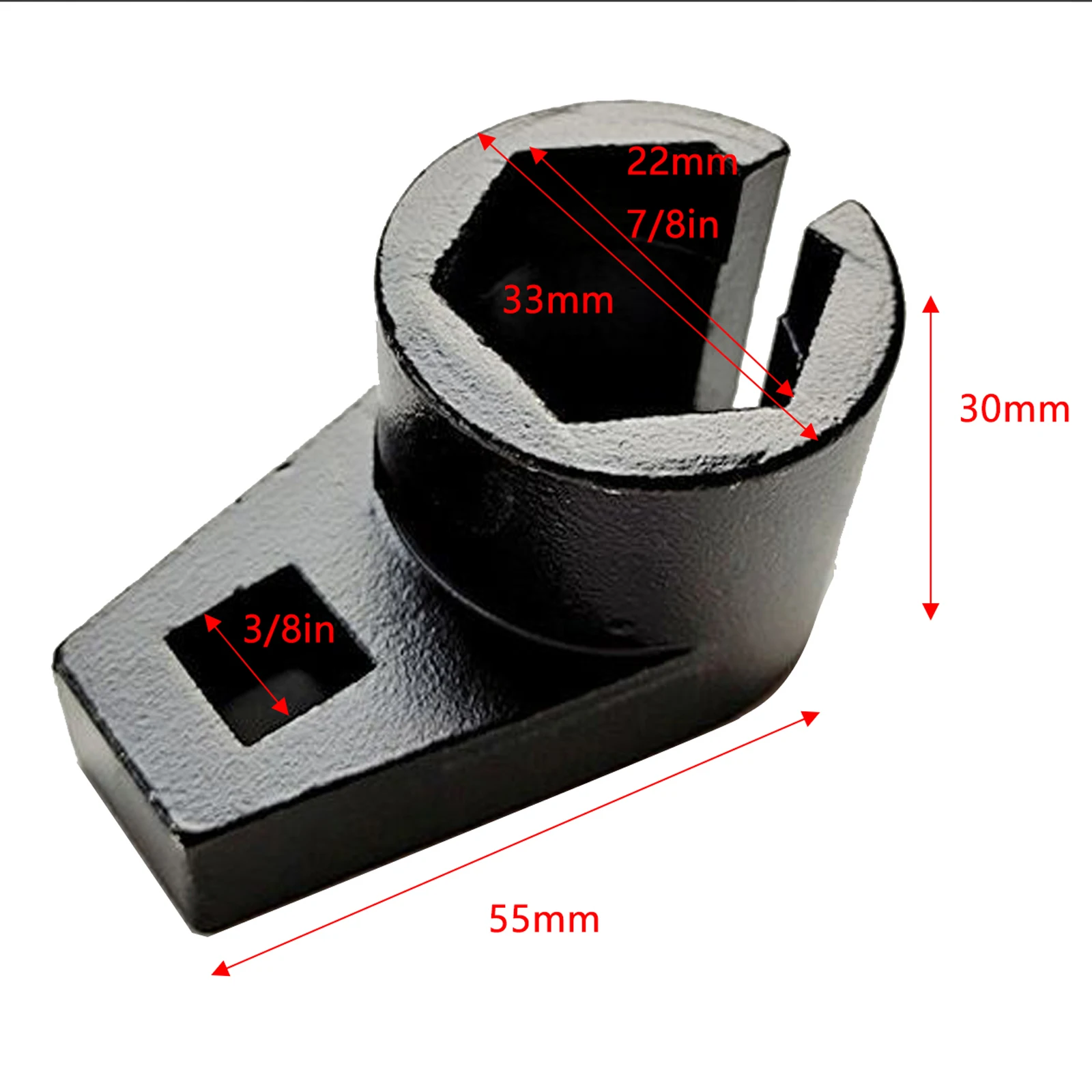 Universal 22mm 6 Point Oxygen Sensor Socket Remover Tool 3/8