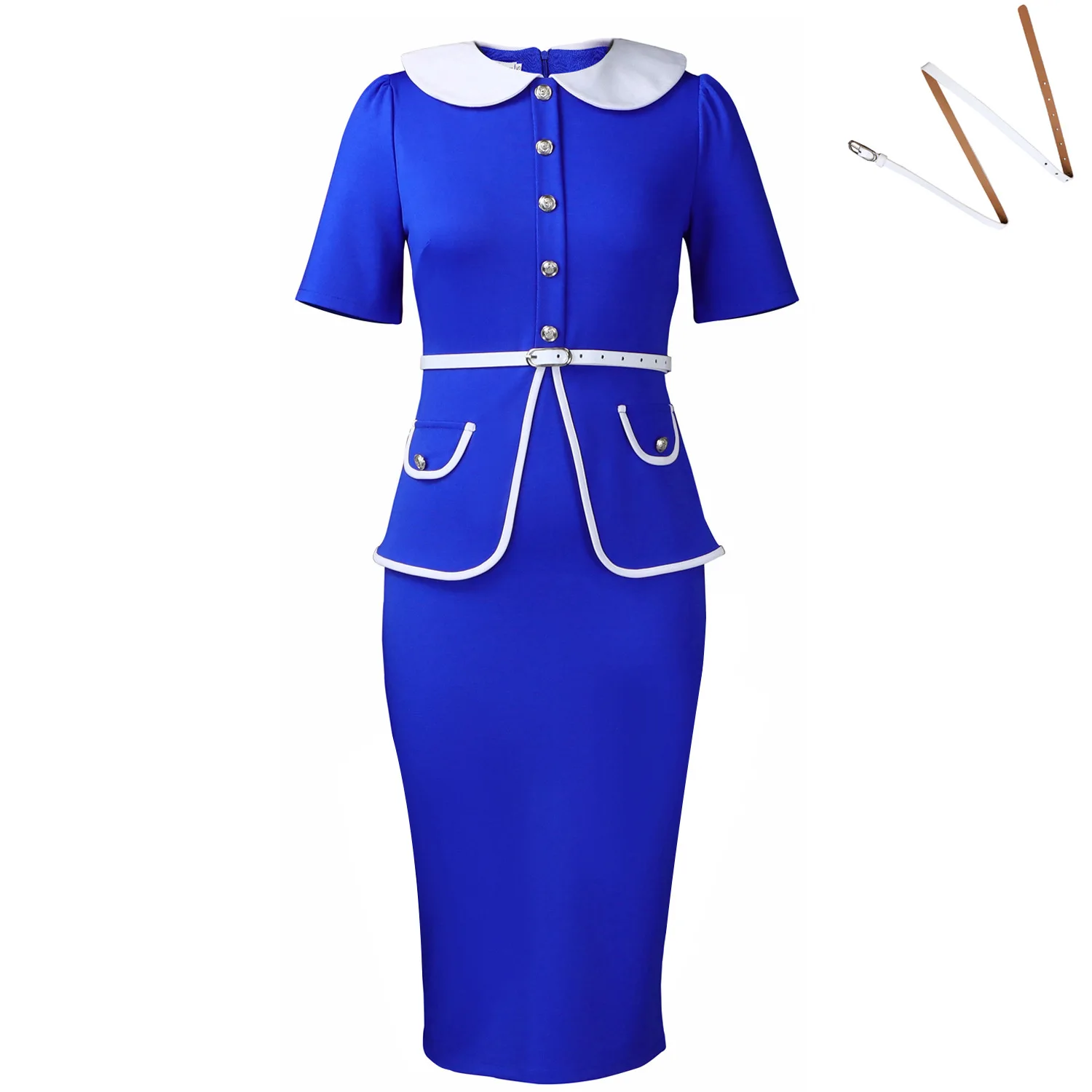 

Elegant Summer African Women Short Sleeve High Waist Bodycon Midi Dress Dashiki African Dresses for Women Ankara Dress Outfits