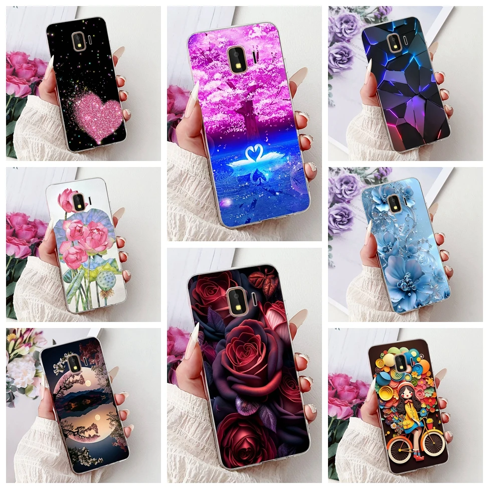 Чехол для Samsung J2 Core 2018, J260, роскошный модный чехол с рисунком цветов, задняя крышка для Samsung Galaxy J2 Core 2018, чехол для телефона Чехол для Samsung J2 Core 2018, J260, роскошный модный чехол с рисунком цветов, задняя крышка для Samsung Galaxy J2 Core 2018, чехол для телефона