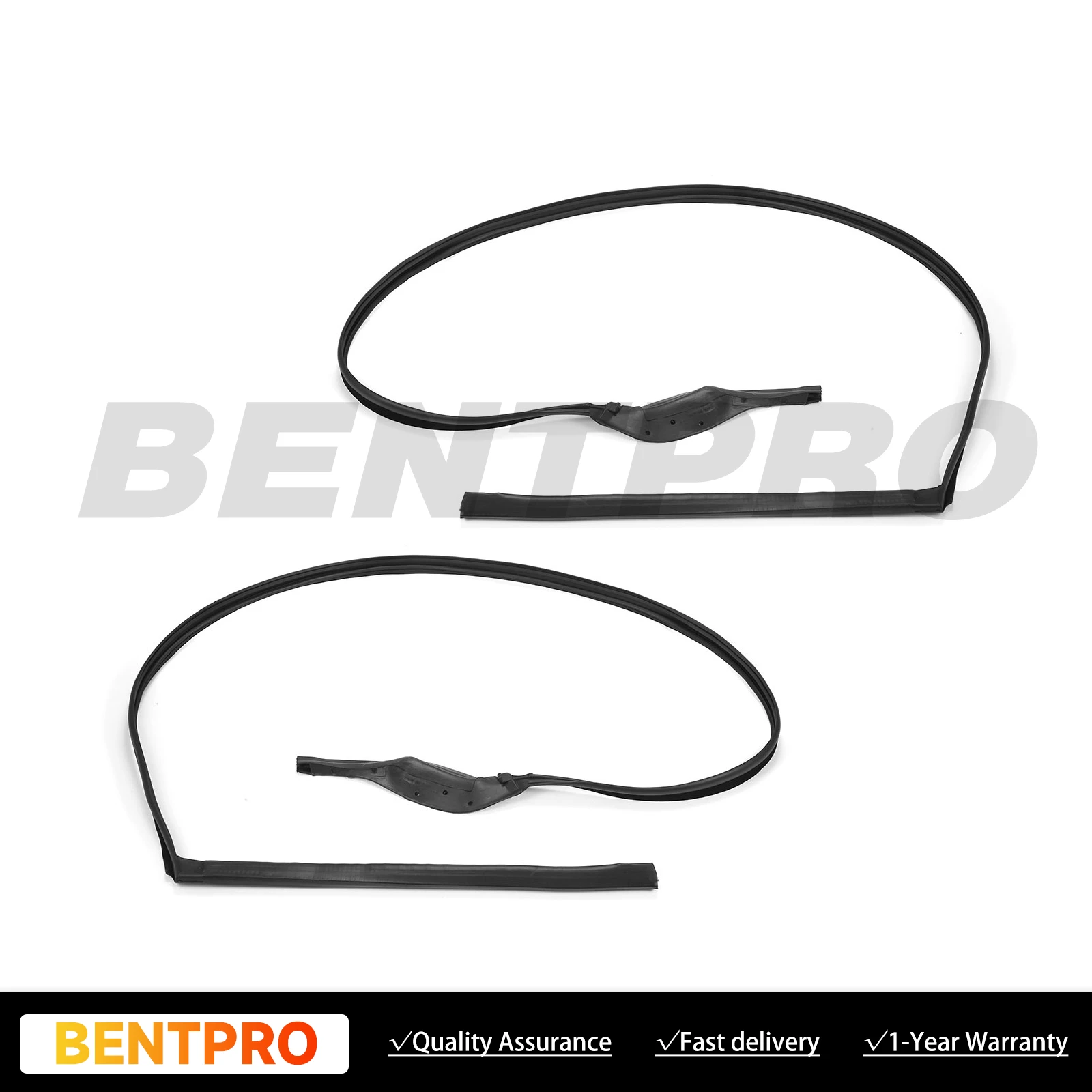 Rear Door Upper Seal Gasket Right+Left For BMW 7Series 730Li 740Li 750Li 760Li 51357179123 51357179124