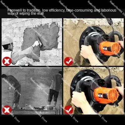 4300W Cement Trowel Concrete Floor Electric Sander Pavement Blade Collector  Floor Trowel Calender