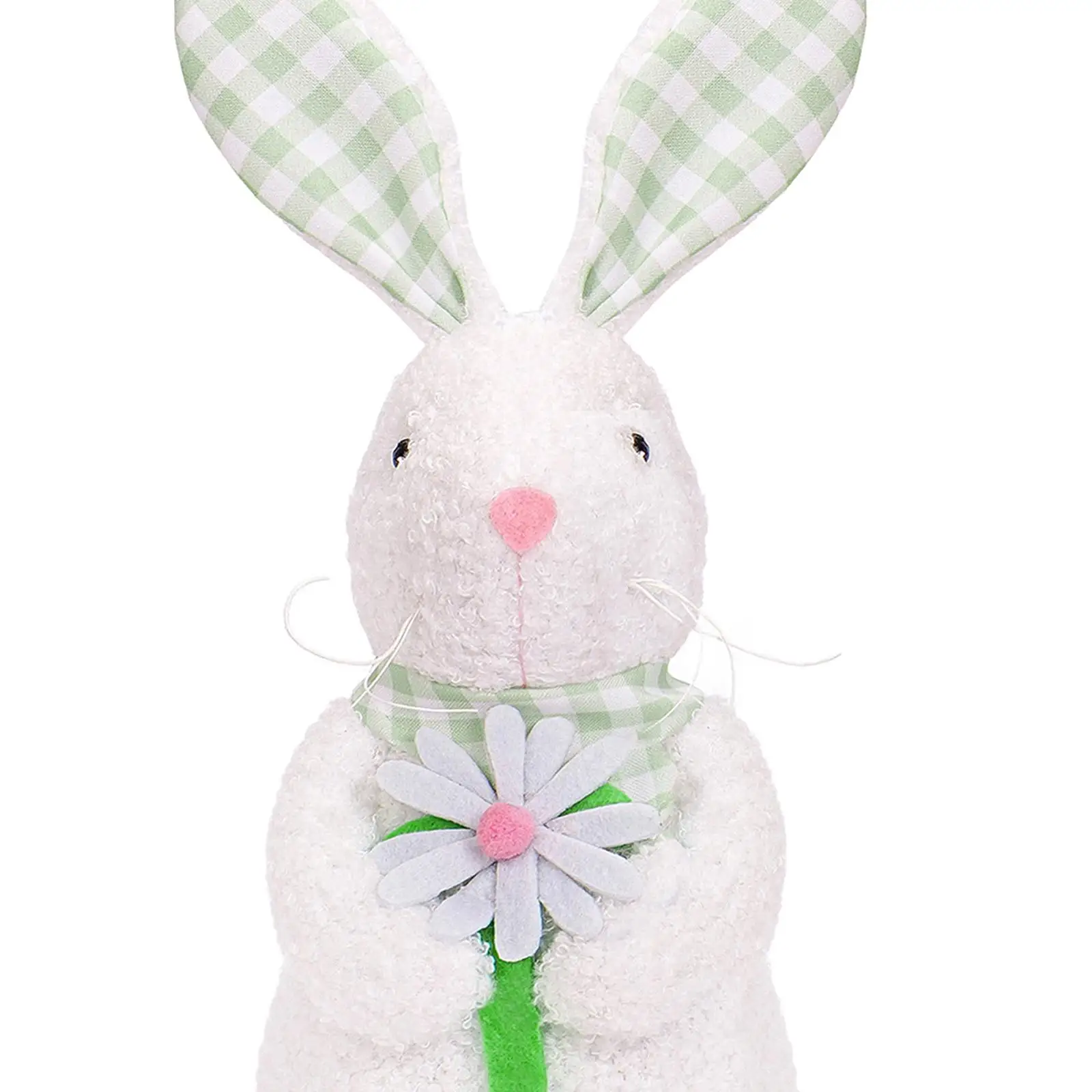 Easter Bunny Doll Realistic Cartoon Plush Toy for Farmhouse Table Holiday