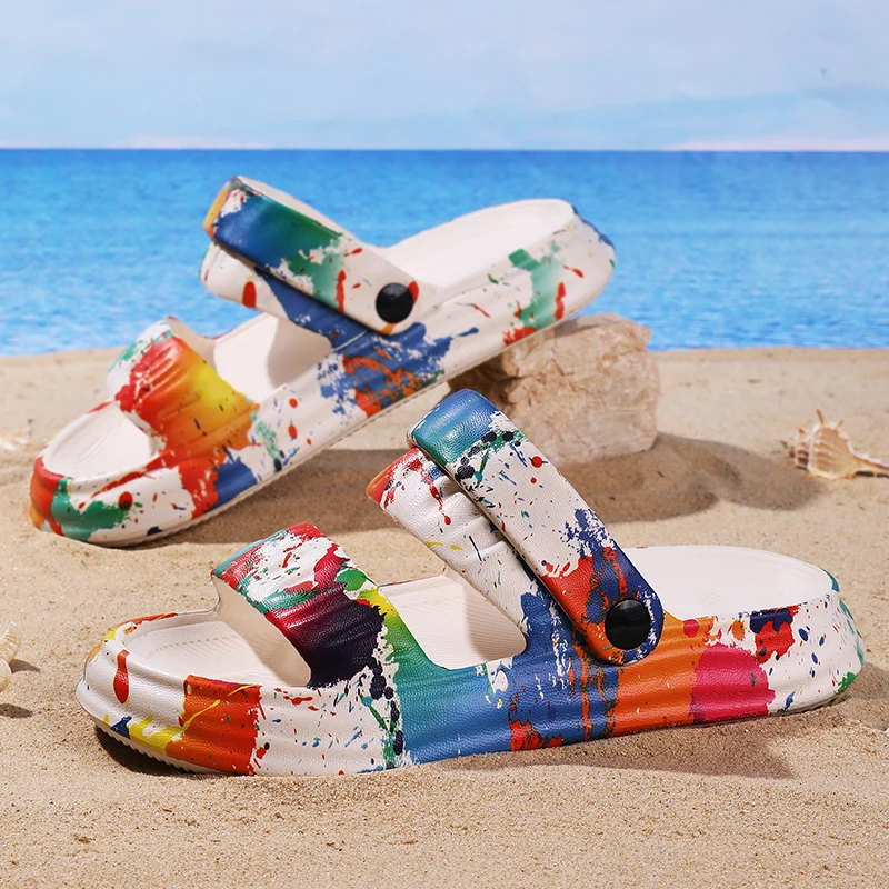 

Женские тапочки из ЭВА, легкие, высококачественные, мягкие, для ванной, милые, роскошные, летние, оригинальный дизайн, повседневные мужские сандалии, удобные