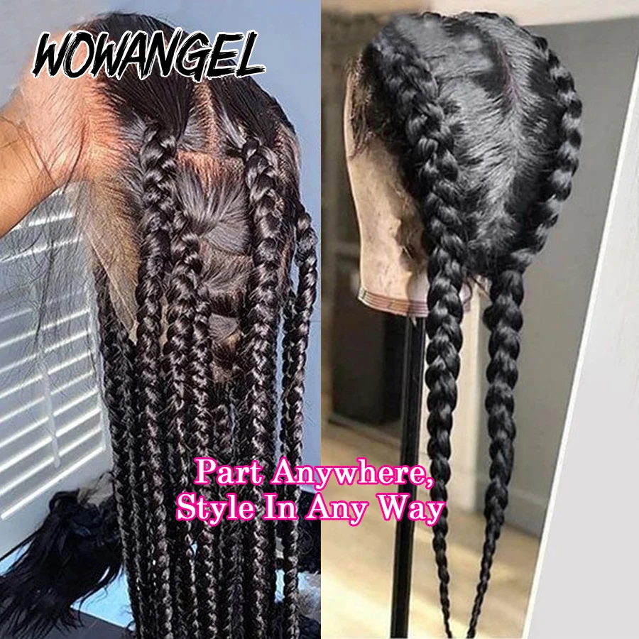 Wow Angel 150% Full Lace Wigs 26in Straight Human Hair Wigs HD Lace Skins Melted Natural Scalp Free Part Remy Brazilian Hair