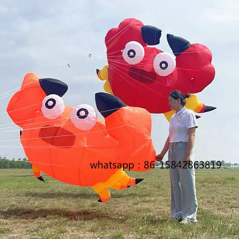 Free Shipping Soft Crab Kite, Inflatable Pendant Kite for Outdoor Flying Show