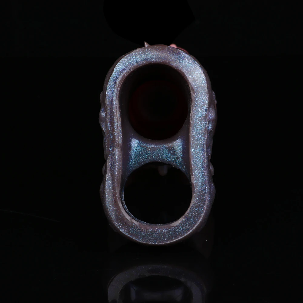 SHAZ جوفاء الكلب عقدة دسار غمد للرجال القضيب توسيع الديك موسع المسامير الواقي الذكري الجنس لعب الأزواج سيليكون خاتم الديك 18 +