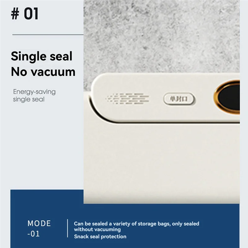 Mini máquina selladora al vacío portátil BOFO para uso doméstico: envasado y conservación automática de alimentos