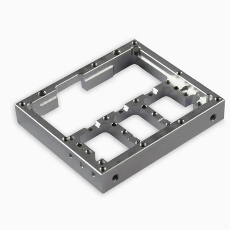 

Micro Machining Service SS304 SS316 CNC Turning Process Rapid Prototyping Service Aluminum Alloy Perforated Mounting Frame