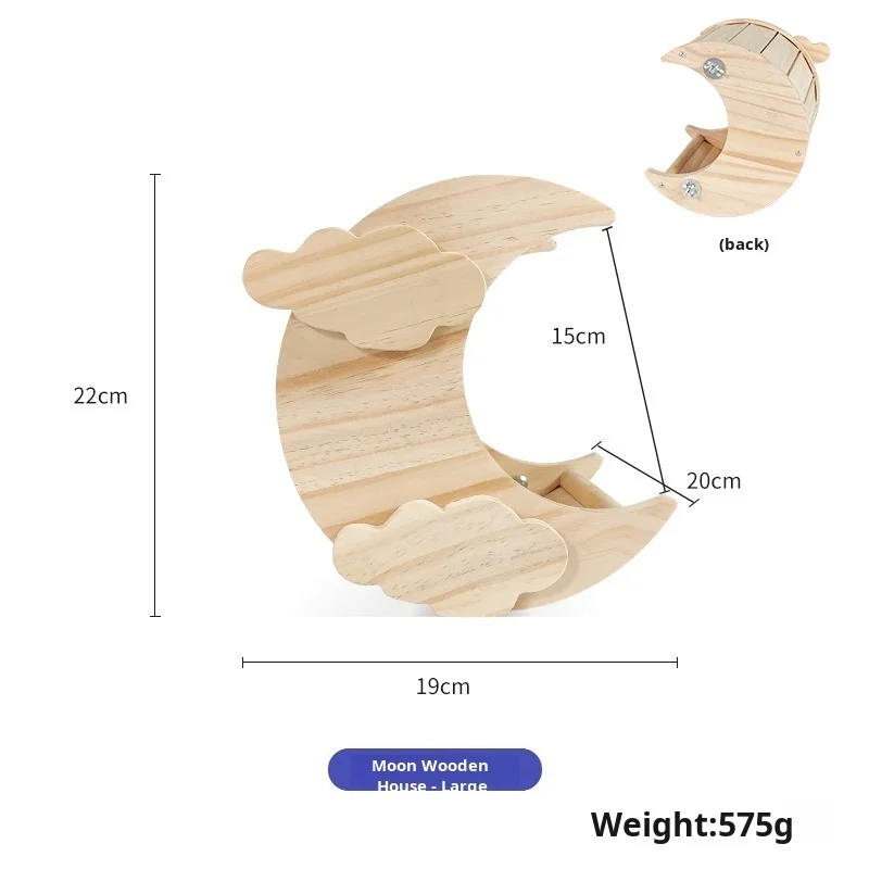 Original wooden house chinchilla supplies honeybug flying squirrel house solid wood warm supplies