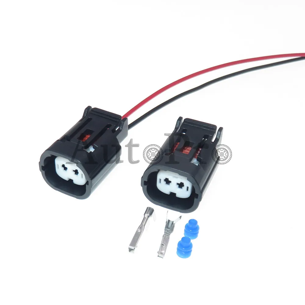 1 Juego de Enchufe Impermeable de 2 Orificios MG644146 para Montaje en Vehículo, Protector de Resistencia de Condensador de Batería de Coche para Hyundai KIA
