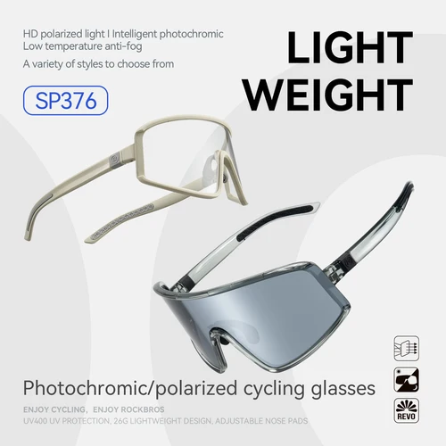 Imagen 2 del producto ROCKBROS gafas de sol para ciclismo al aire libre polarizadas UV400 gafas de conducción gafas de bicicleta antideslizantes gafas fotocromáticas antiniebla