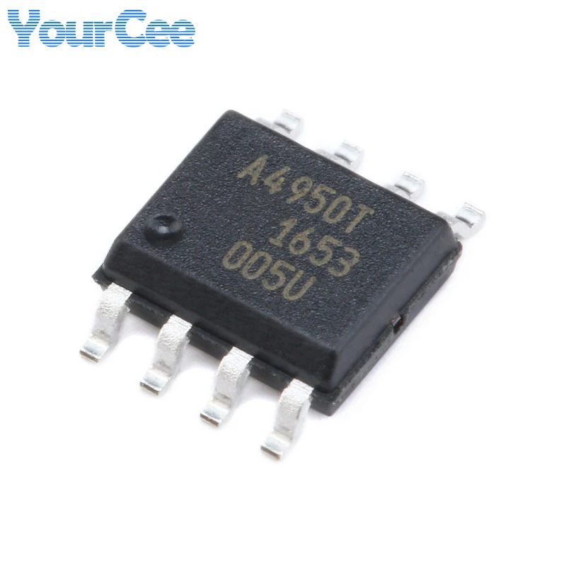 5Pcs/2Pcs A4950ELJTR-T SOIC-8 A4950ELJTR A4950 A4950T Full Bridge DMOS PWM Motor Driver Chip