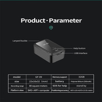Mini GF22 GF09 GPS Tracker In Car Real Time Tracking Anti-Theft Anti-lost Car Locator Strong Magnetic Mount Message Positioner