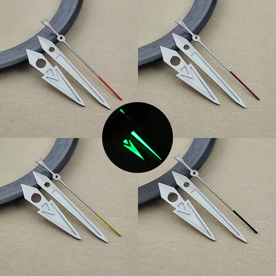 NH35 Hands Good Quality C3 Green Luminous Hands Modify Watch Accessor For NH34 NH35 NH36 4R Mechanics Movement