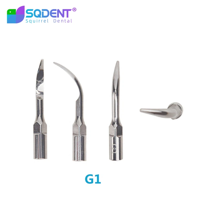5Pcs/Pack Dental Scaler Tips Fit For EMS Woodpecker NSK Ultrasonic Scaler Handpiece Dental Ultrasonic Scaler Scaling Tip Teeth W