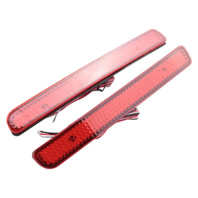 A13Z-LED Rear Bumper Reflector Light Red Car Driving Brake Fog Lamp For Land Rover Discovery 3 4/L320 2005-2013