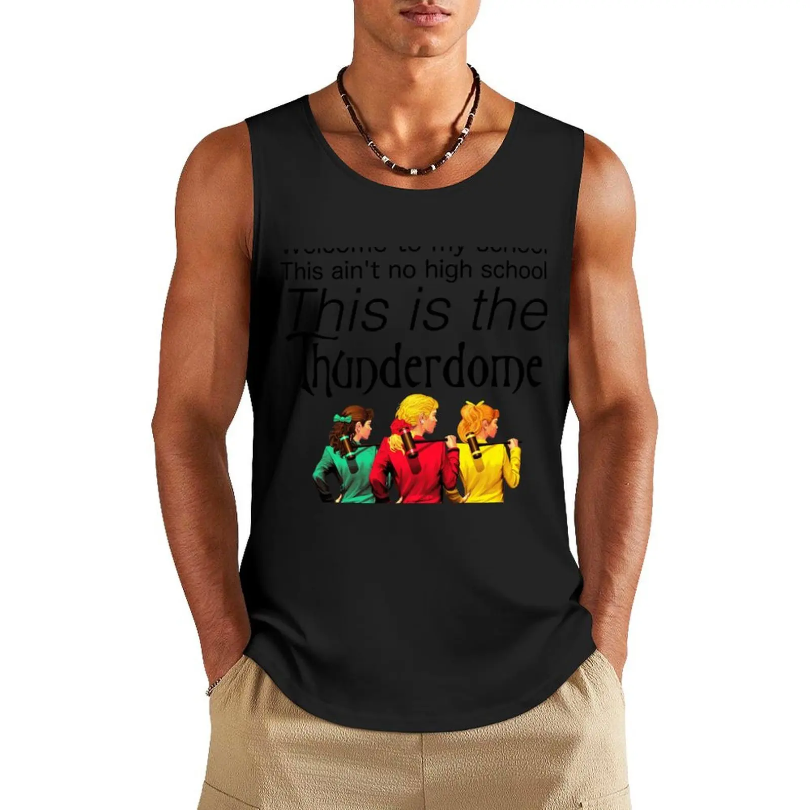 

This is the Thunderdome Tank Top anime t-shirts singlets for men running shirt underwear sports vest