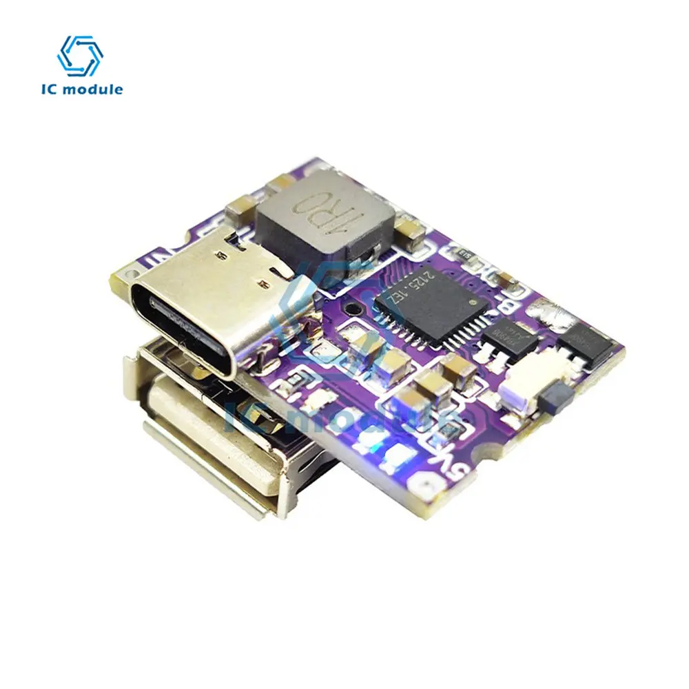 Dual Protection Type-c Charging and Discharging Integrated Module Charging Bank Main Board 3A Can Charge Mobile Phone 5V To 4.2V