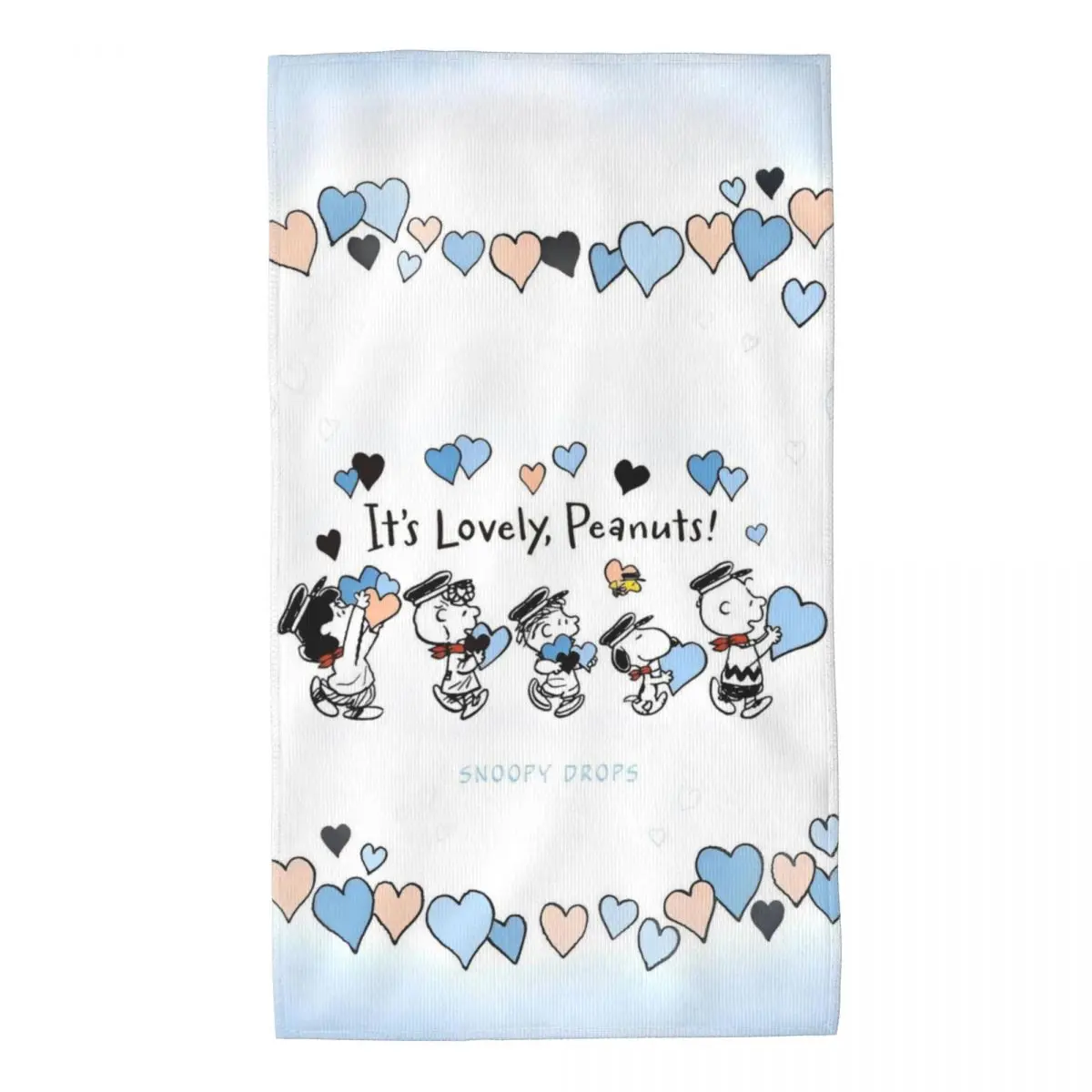 

Snoopy Woodstock Cartoon Towel Summer New Arrival Water Absorbing Towel Lightweight for Travel