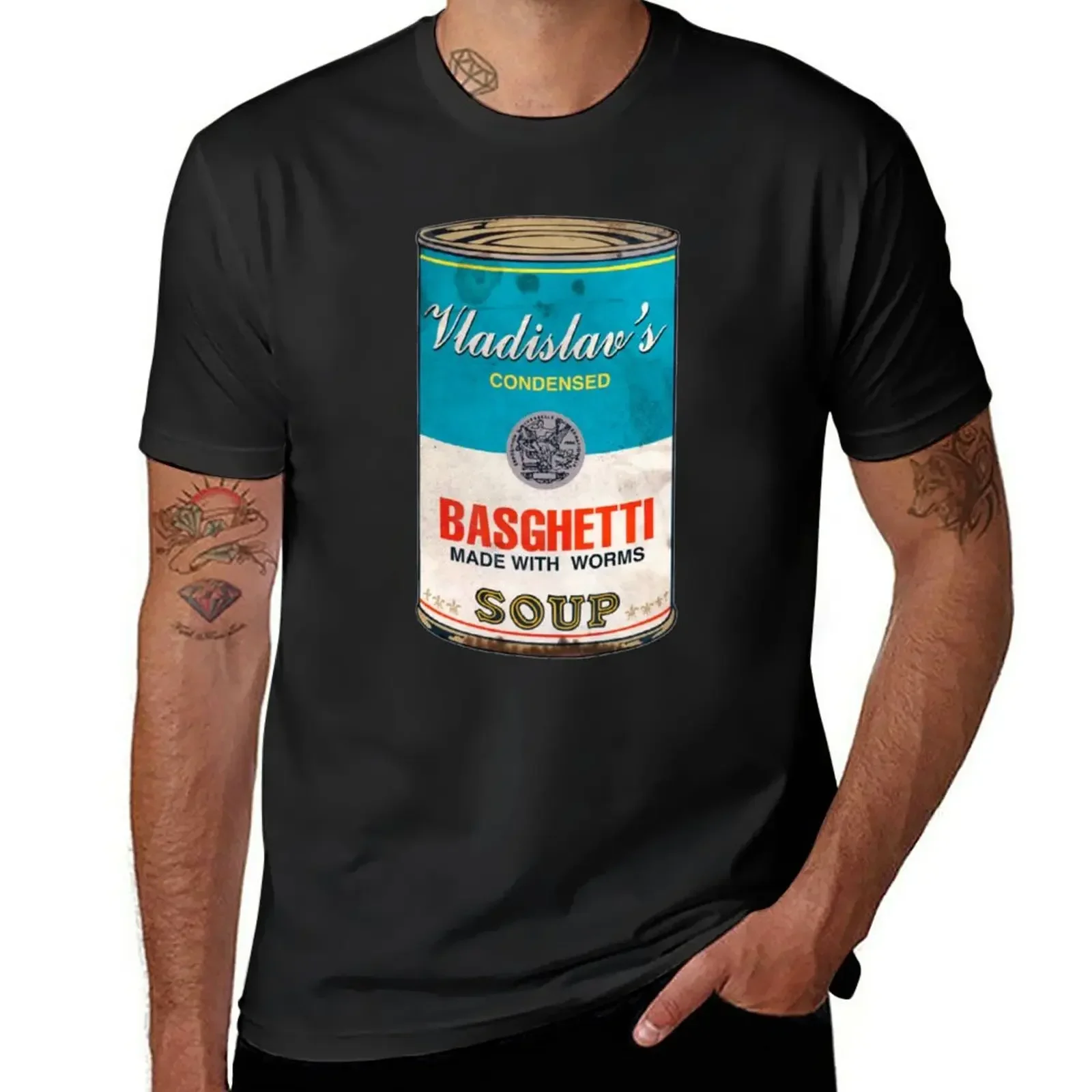 Vladislav s Basghetti Tee T-Shirt for a boy Short sleeve tee Men's t-shirt