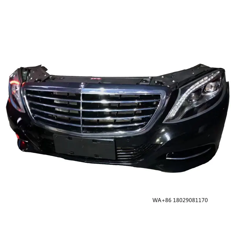 

Для Mercedes Benz S-Class AMG W222 передний бампер в сборе, фары радиатора, пластиковые новые бамперы для замены, обновление