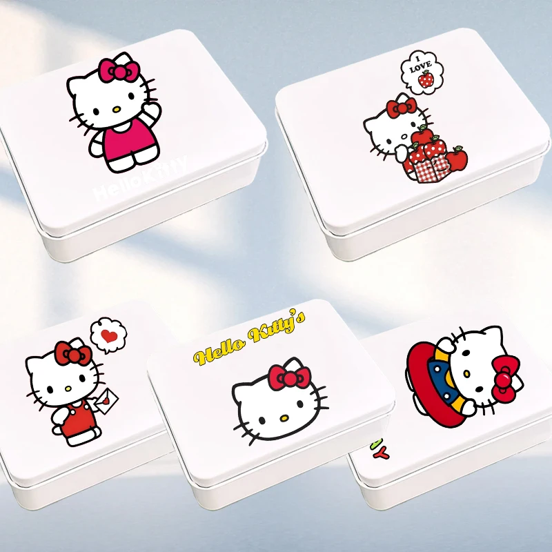 

Коробка для хранения Hello Kitty Kawaii Коробка для хранения Hello Kitty Kawaii Ювелирные изделия Настольные украшения Декор Мультяшная девушка Аниме Фестивальный подарок