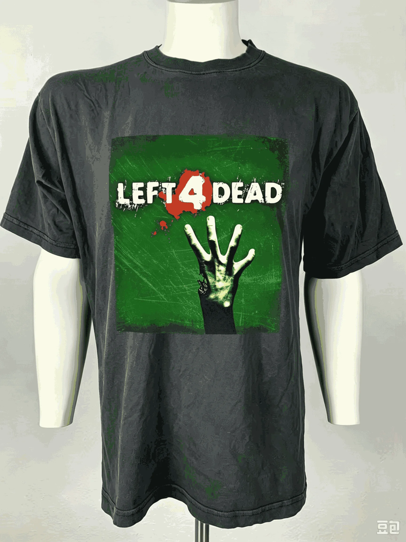 Left 4 Dead Vintage Washed Retro Harajuku Oversized Unisex T-shirt Streetwear Trendy Cotton Casual Streetwear Fashion Breathable