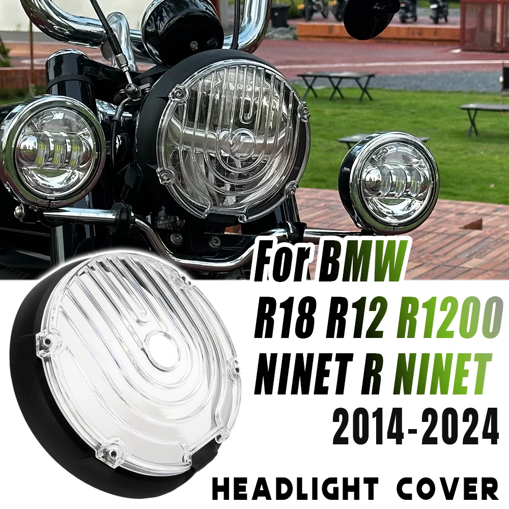 

Для BMW R18 R 18 R12 R1200 nineT R nineT 2019 2020 2021 2022 2023 2024 Защитная решетка для фар мотоцикла, решетка, крышка