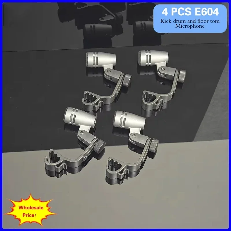 

Evolution 600 Series E604 Compact Dynamic Instruments Microphone for Drumming Snare Drums Wholesale Sales 4 PCS