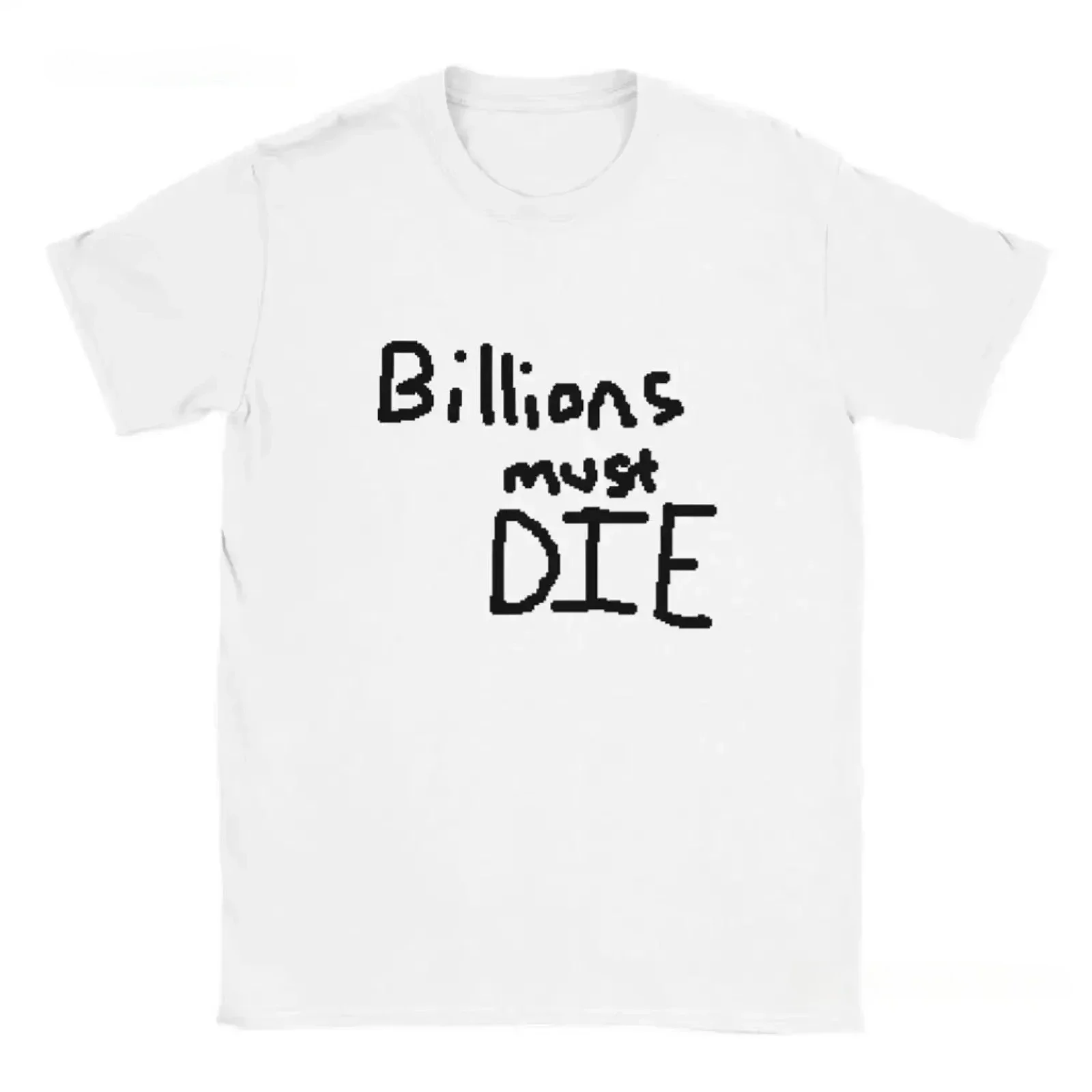 Billions Must Die Chudjak Y2K T-Shirt Crewneck Vintage Washed Graphic Comfortable Breathable Stretch Soft Top Clothing Fashion
