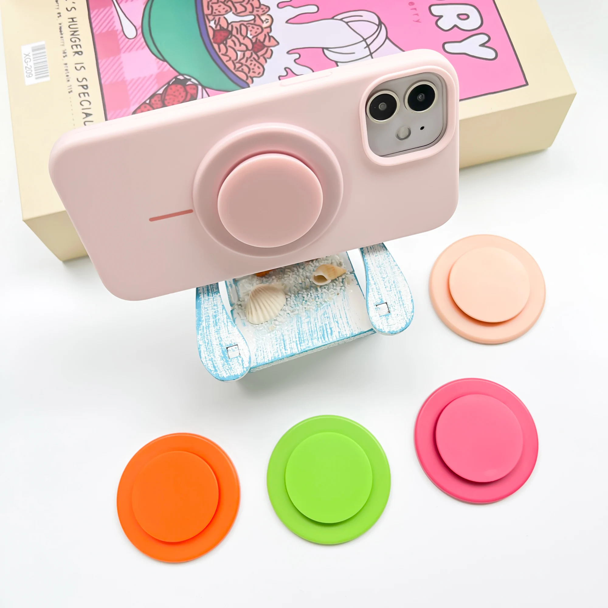 Penyangga Ponsel Magnetik Lucu - Pop Socket Grip ulasan dan harga