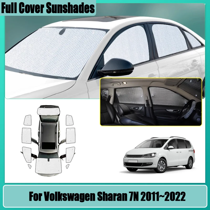 

Для Volkswagen VW Sharan 7N 2011-2022: Солнцезащитный козырек на окно, накидка на лобовое стекло, теплоизоляционный экран, автоаксессуары