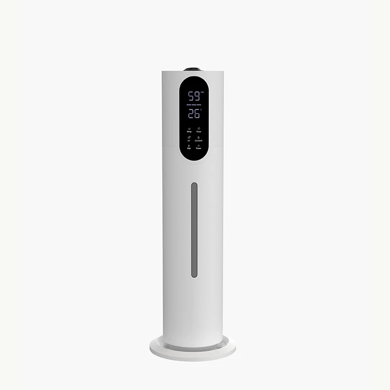 8L Top Fill Water Tall Floor Stand Big Large Capacity Cool Mist Smart Ultrasonic Air Humidifier for Bedroom Home Room