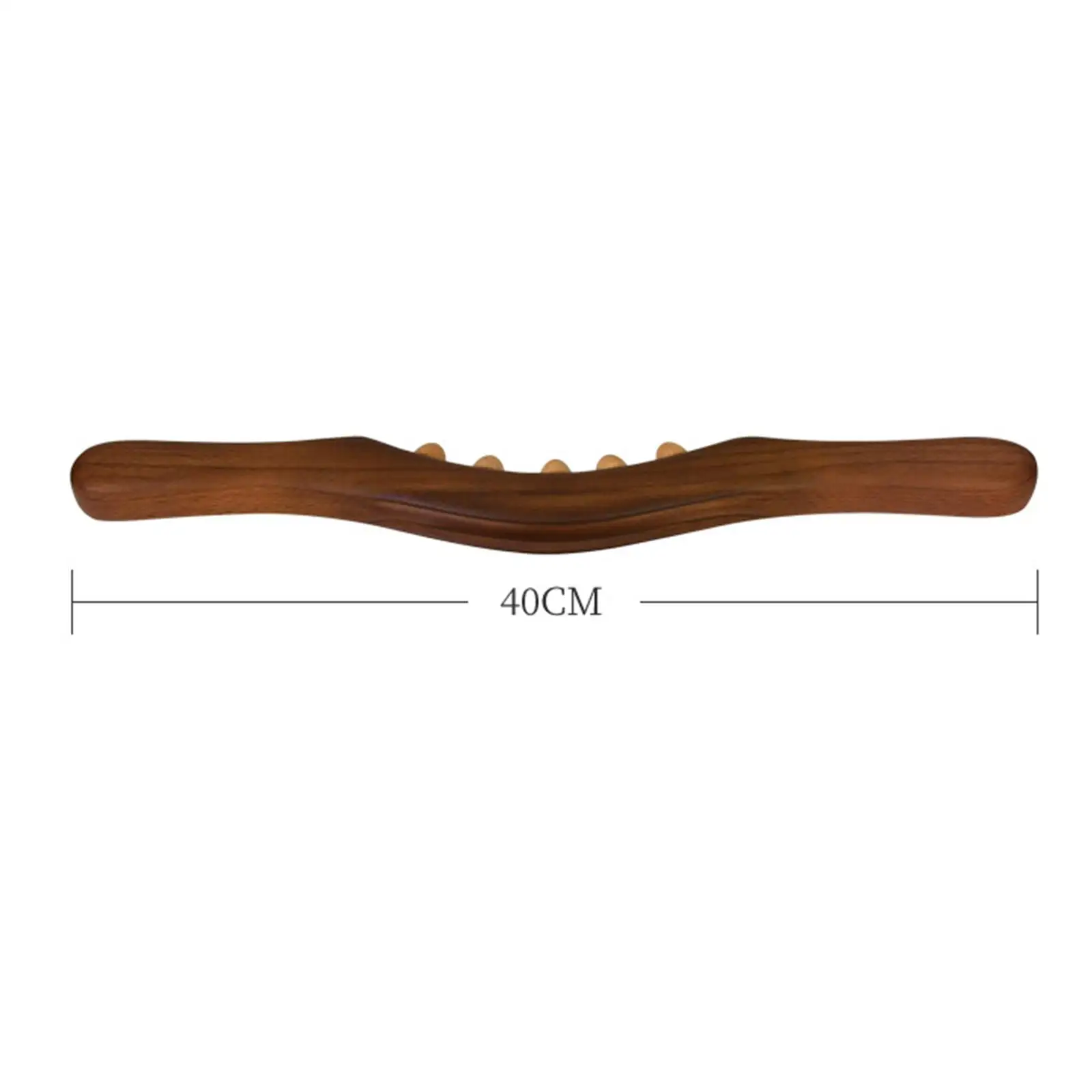 Wood Therapy Massage Tool with 5 Acupressure Beads for Lymphatic Drainage Anti Cellulite Sore Muscle Relief Body Shaping Kit