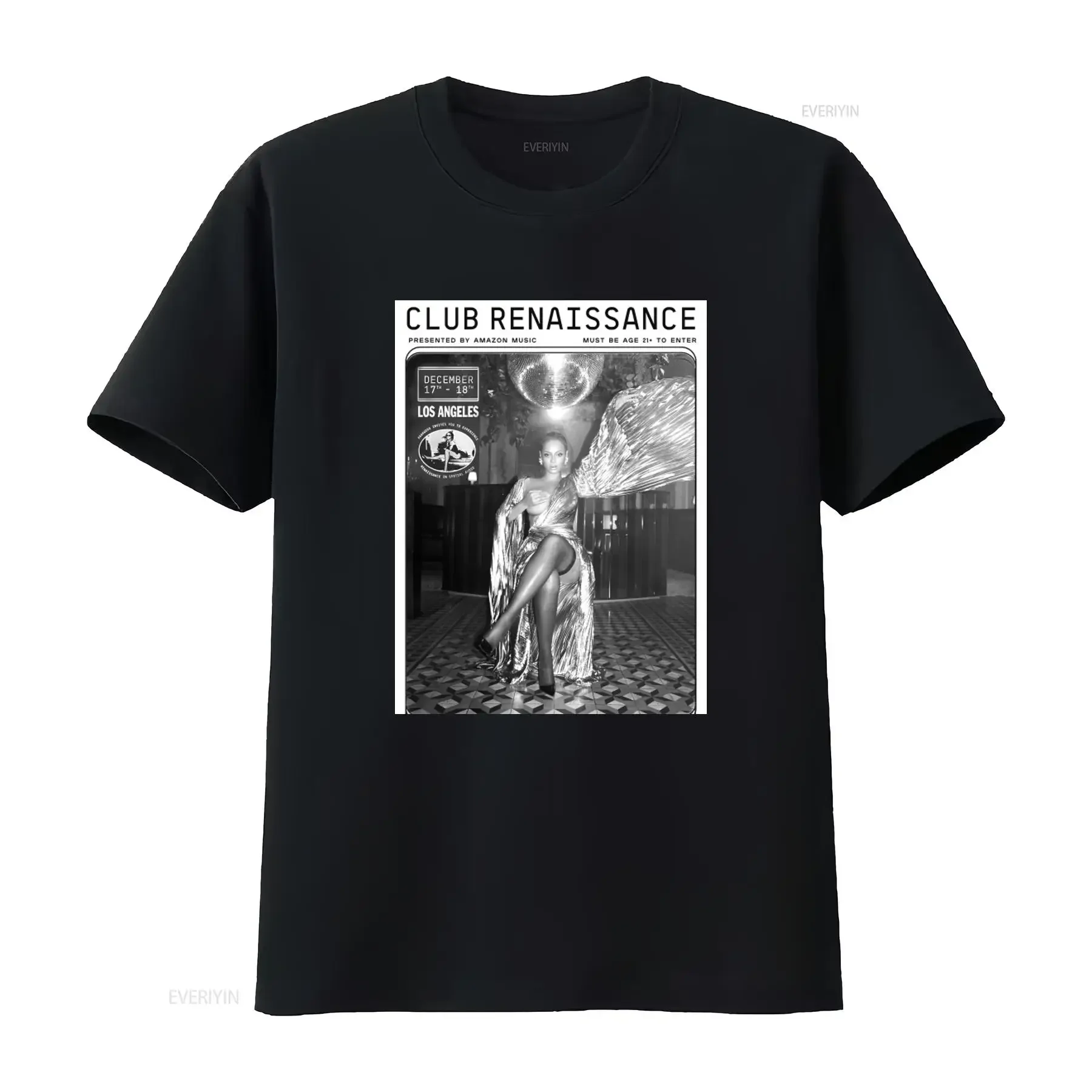 Vintage Beyonce Club Renaissance Concert T Shirt S 5Xl vintage Washed homme fashion Breathable graphic Soft Stylish