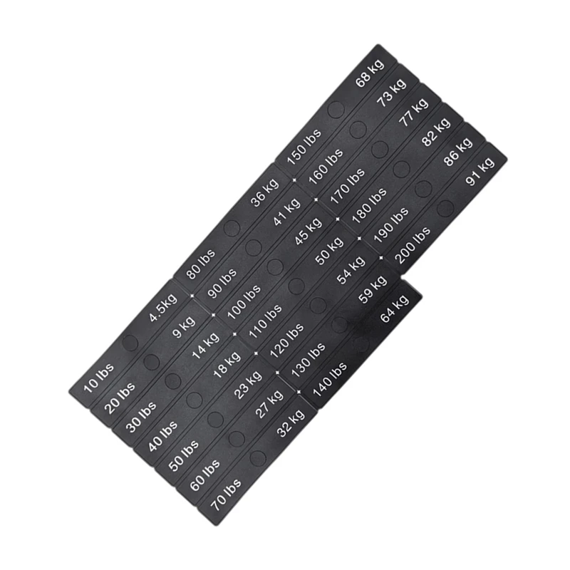 Circuit Breaker Label Sticker Gym Self Sticky Weighted Block Label Sticker Exercise Equipment Decals Weight Stack Labels