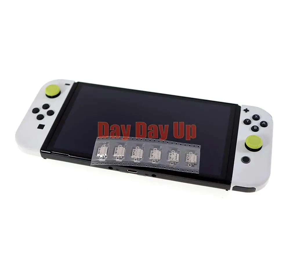 30 PZ Nuovo Originale Per Switch OLED Porta di Ricarica Presa Lotto Per Nintendo Switch Lite Console Connettore di Alimentazione Tipo-C Presa Porta