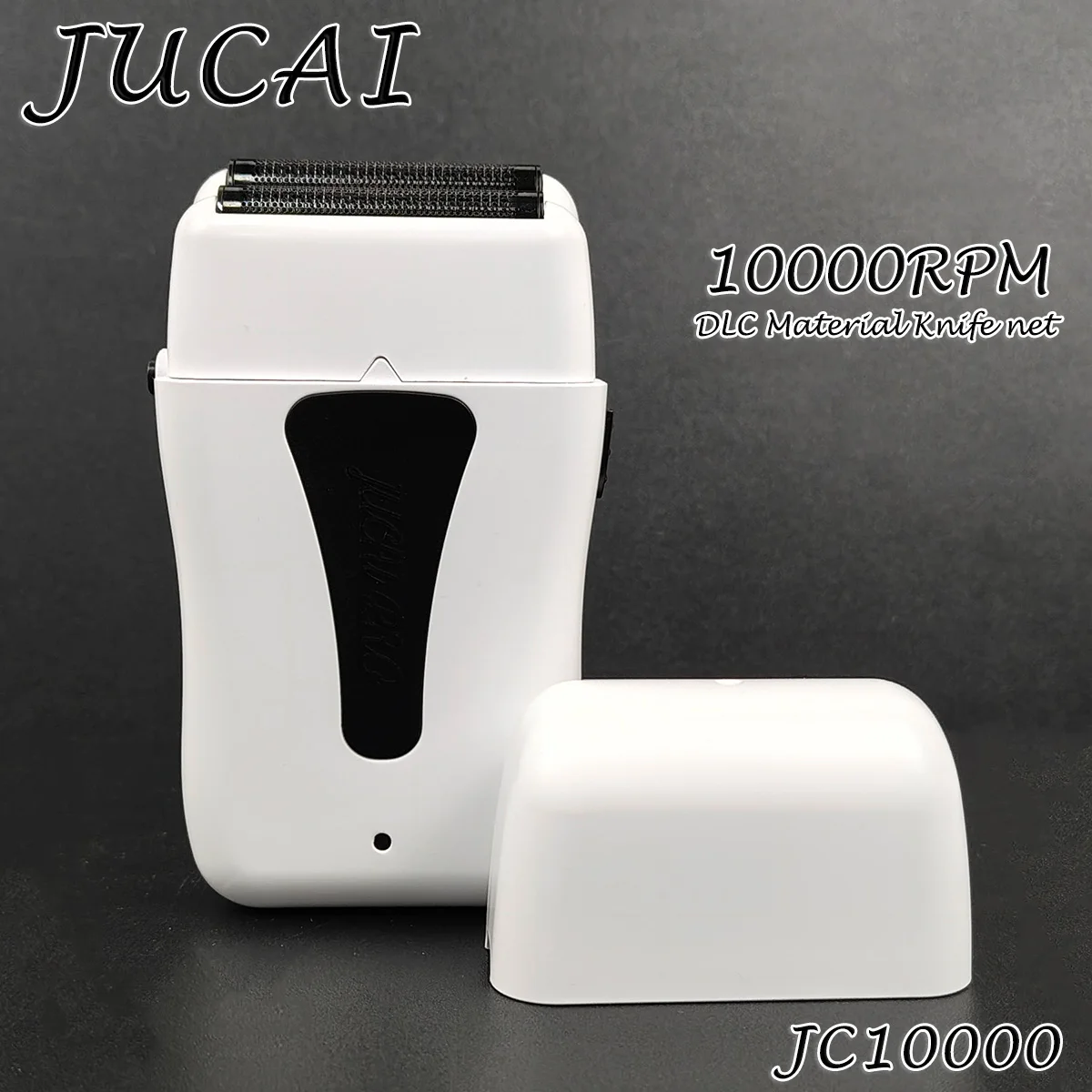 JUCAI PRO Professional White UPgrade 10000RPM Barber Electric Shaver 2000mAh Head Whitening Oil Head Man Hair Trimmer  JC10000