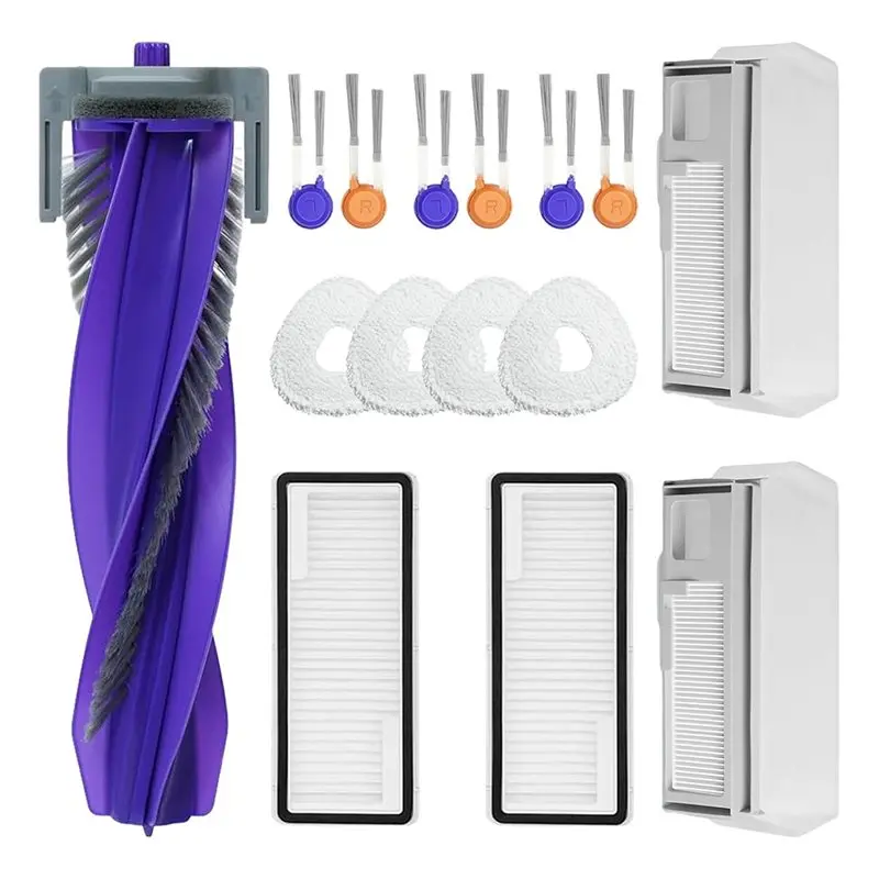 Efficient-Ultimate Maintenance Kit 15-Pack Replacement Parts For Narwal Freo Pro Robot Vacuum, Freo Pro